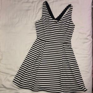 A-Line striped Dress